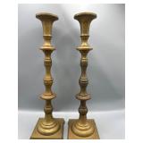Vintage Brass candlestick holders