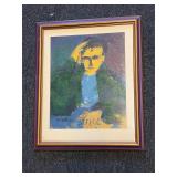 Vintage framed print