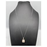 925 sterling silver diamond necklace
