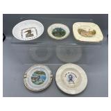 Vintage Lincoln souvenir ashtrays & more