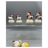 Vintage rooster S&P shakers
