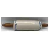 Antique stoneware rolling pin
