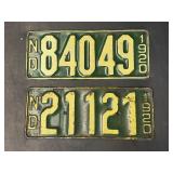 1920 license plates