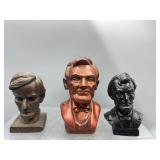 Vintage Lincoln busts