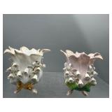 Vintage Lefton Lily of the valley vases