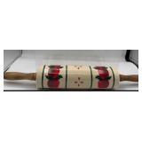 Vintage ceramic rolling pin
