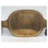 Vintage brass historic Natchez tray