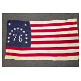 Vintage Bicentennial American Flag