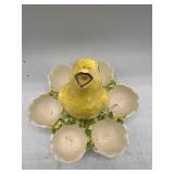 Vintage ceramic egg cup holders
