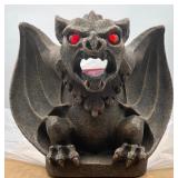 Windstone vampire bat candle holder