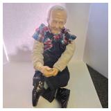 Vintage William Wallace Jr Porcelain Grandpa Doll