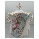 Vintage porcelain condensed milk jam jar