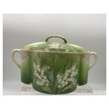 Bavaria Lily of the valley covered dish