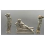 Vintage porcelain women figures