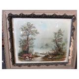 Vintage framed art