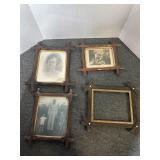 Antique wooden frame pictures