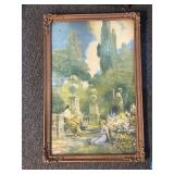 Antique framed nature's beauty print