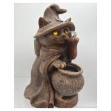 Windstone editions wizard cat candle lamp