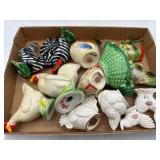 Vintage Rooster S & P & more