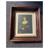 Antique framed print