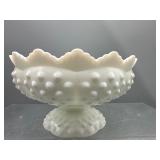 Vintage Fenton multi candle hobnail centerpiece