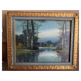 Antique painting on board
