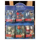 Rudolph Island misfit toys action figures display