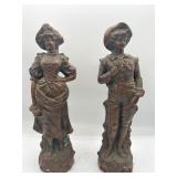 Vintage metal figures