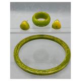 Bakelite 4 piece jewelry set