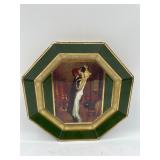 Paris couple Octagonal plate