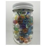 Jar of marbles