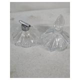 2 Vintage Led Crystal Perfume And Trinket Box10-16