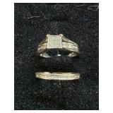 10K Diamond Ring sz7  4.66 grams  5-20