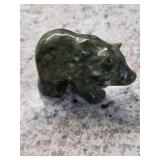 2 1/2' Tall 4' Long Alaskan Jade Bear  25-4
