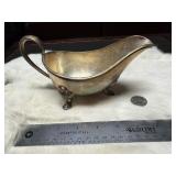 Antique Silver Gravy Server