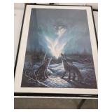 Tok Hwang Signed 1993 18'x25' Framed Rendezvous