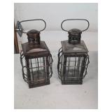 11' Tall Tin Lamps   10-1