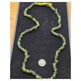 Nephrite Jade Crystal Necklace  25-6