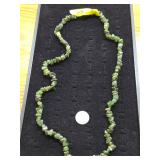 Nephrite Jade Crystal Necklace  25-7