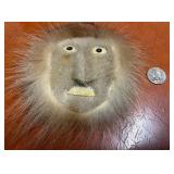 Sm. Native made Fur mask (face)
