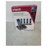 V Tech Expandable 5 Handset Cordless Phones 26-1