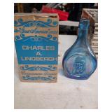 Charles Lindbergh carnival glass decanter. T36