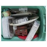Tub of Kitchen Items  K-6