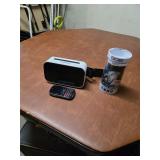 Bluetooth speaker, game system, phone. T28