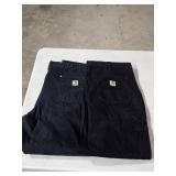 2 Pair 40-32 Carhart Pants  K-2