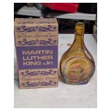 Martin Luther King carnival glass decanter. T40