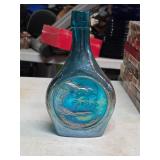 Sheppard space mission carnival glass decanter.t42