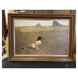 Framed Andrew Wyeth 'Christina's World' Art Prin