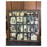 Framed Vintage Shadowbox Puzzle Slight Warp