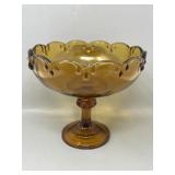 Vintage Amber Glass Indiana Glas Teardrop